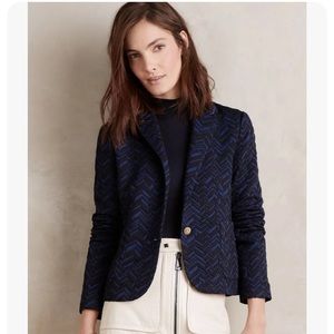 Anthropologie Cartonnier Bas Relief blazer size 2